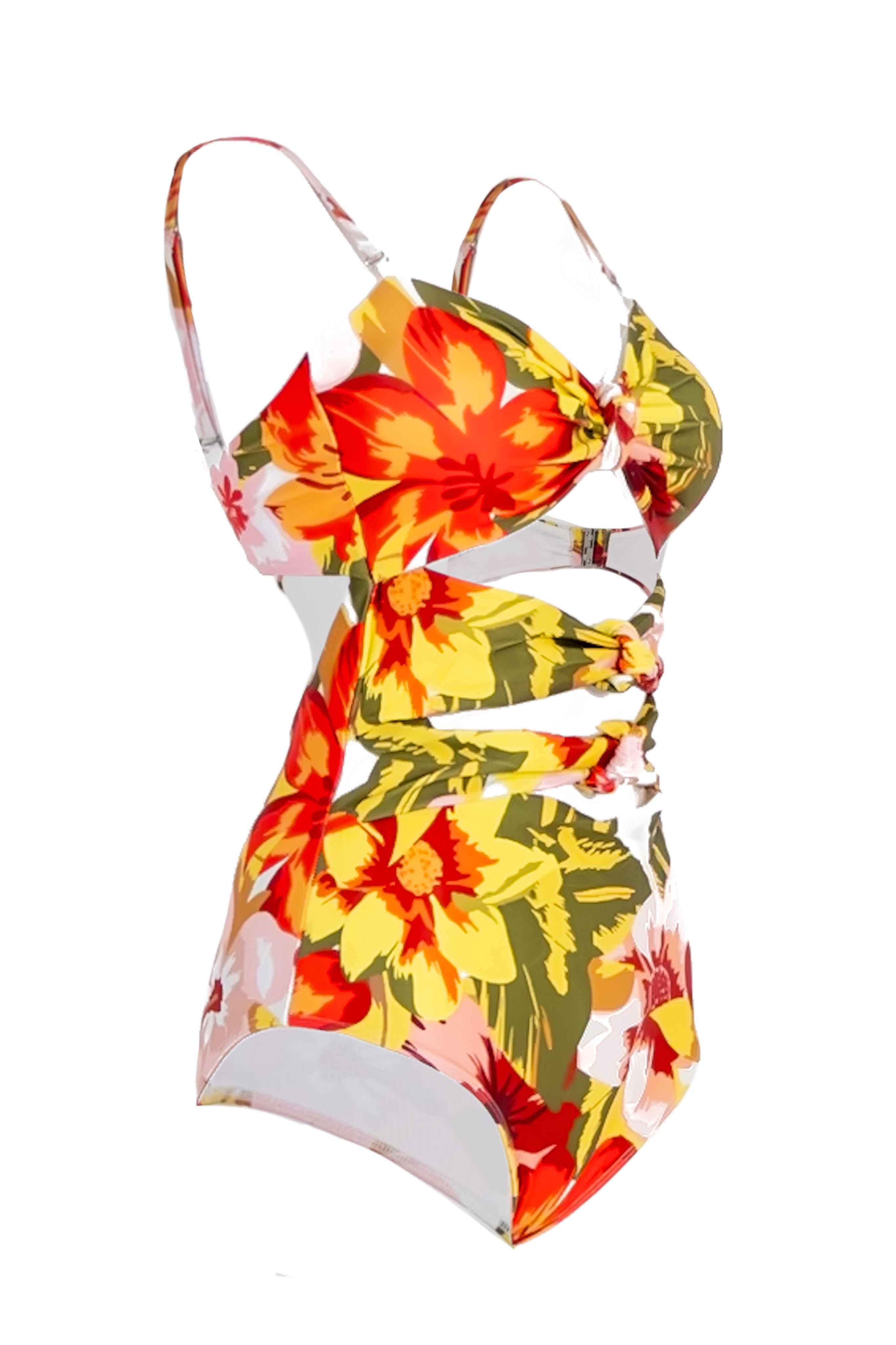 Floral One Piece Swimsuit