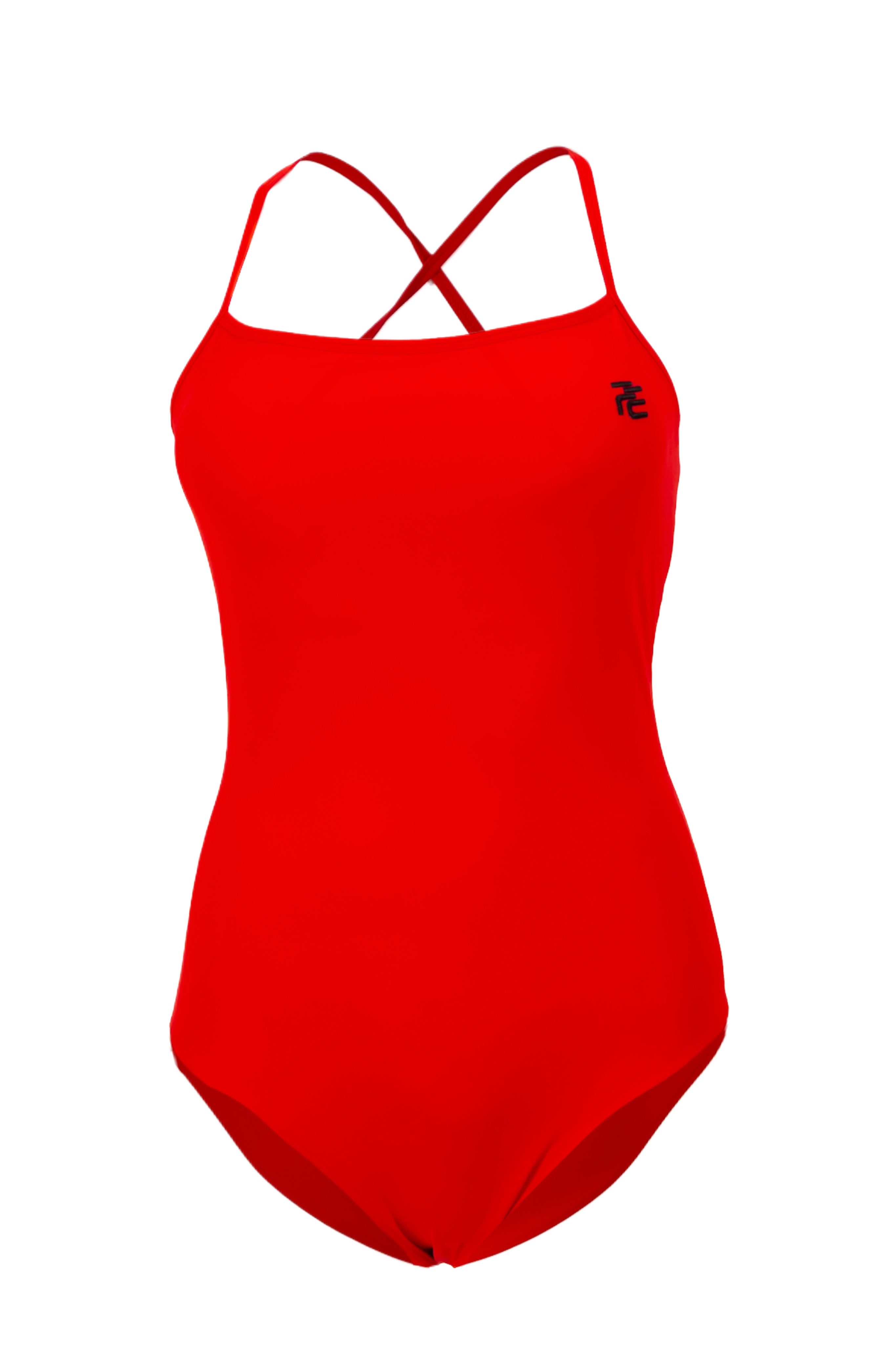 Fique Red One Piece Swimsuit